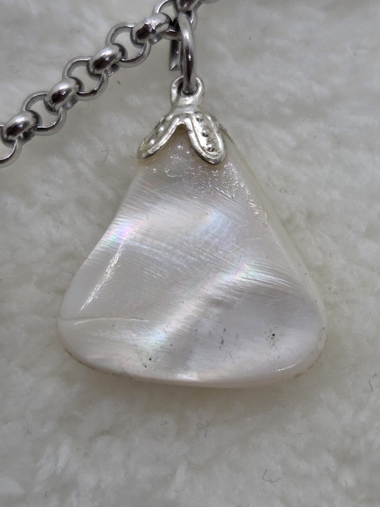 Statementketting Parel en Parelmoer