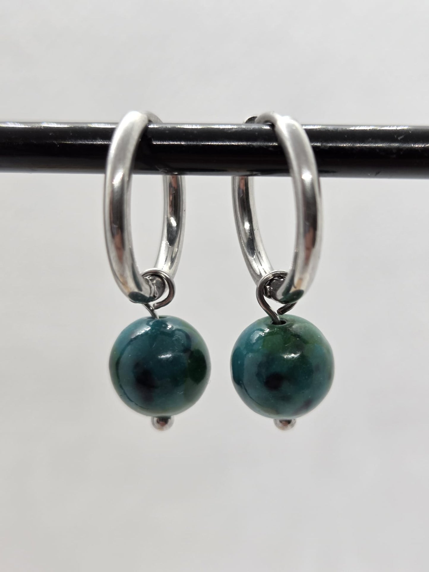Oorbellen Chrysocolla