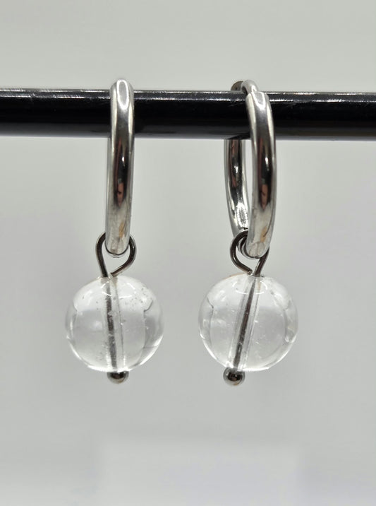 Oorbellen Bergkristal