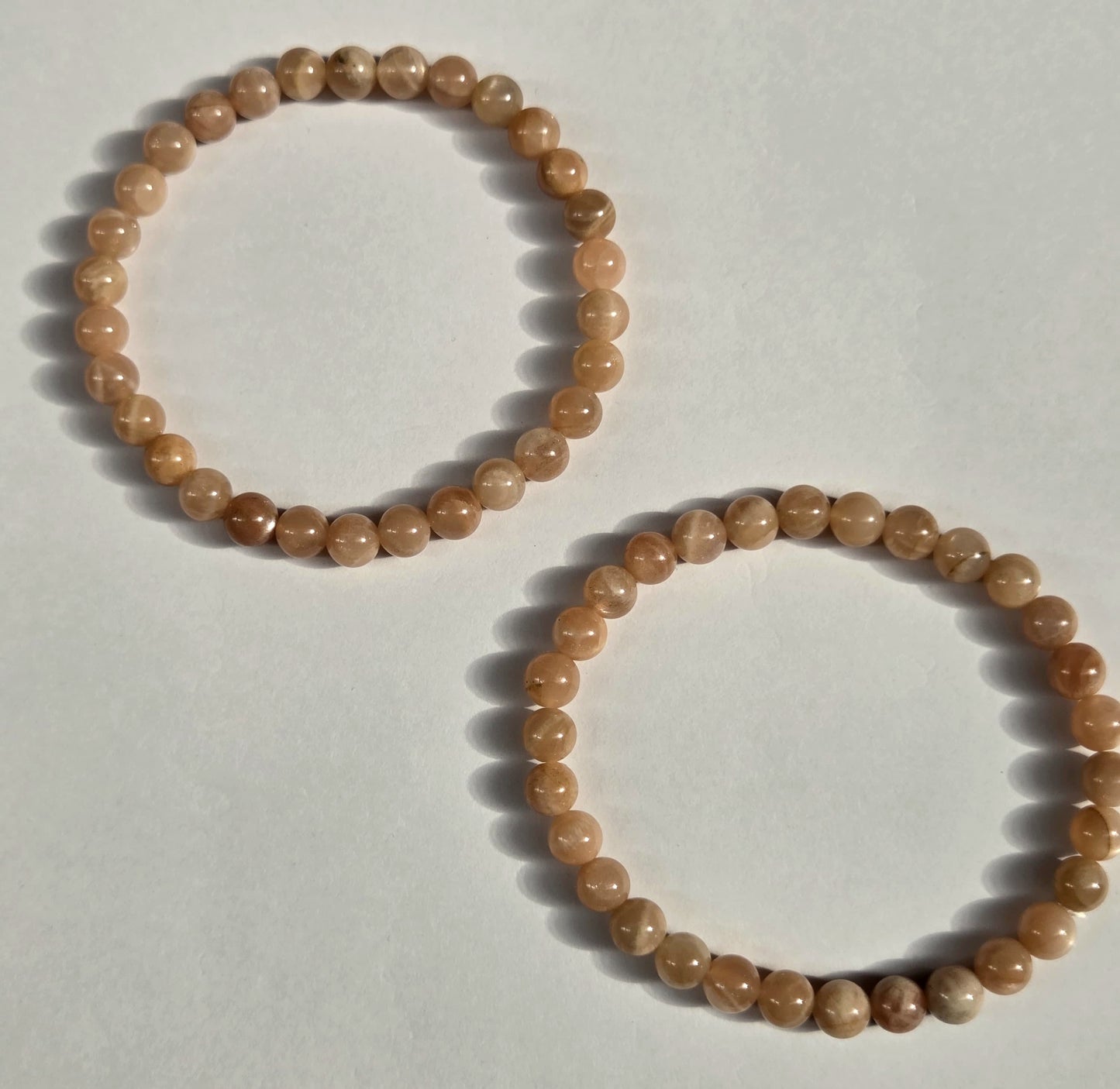 Armband Perzik Maansteen