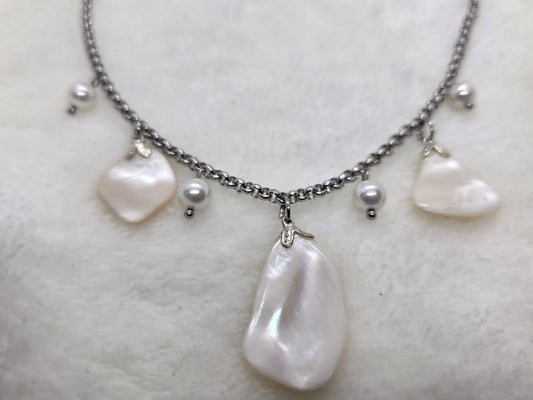 Statementketting Parel en Parelmoer