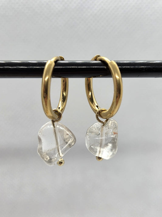 Oorbellen Garden Quartz / Lodoliet