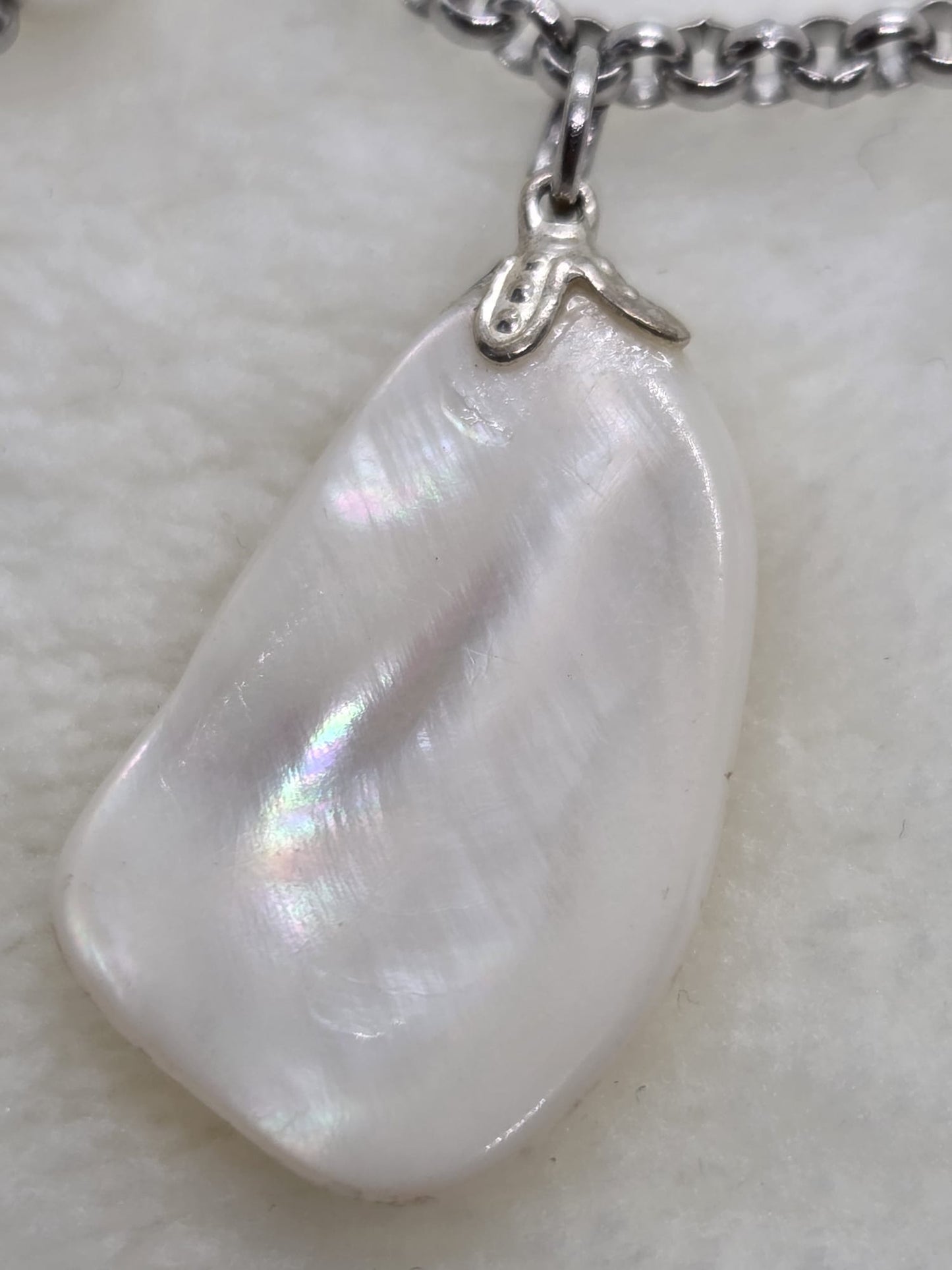 Statementketting Parel en Parelmoer