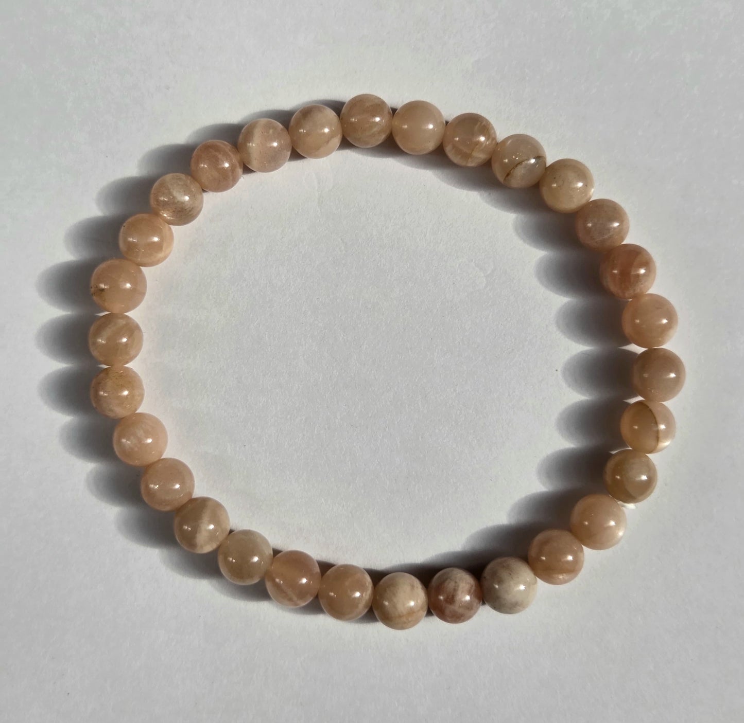 Armband Perzik Maansteen